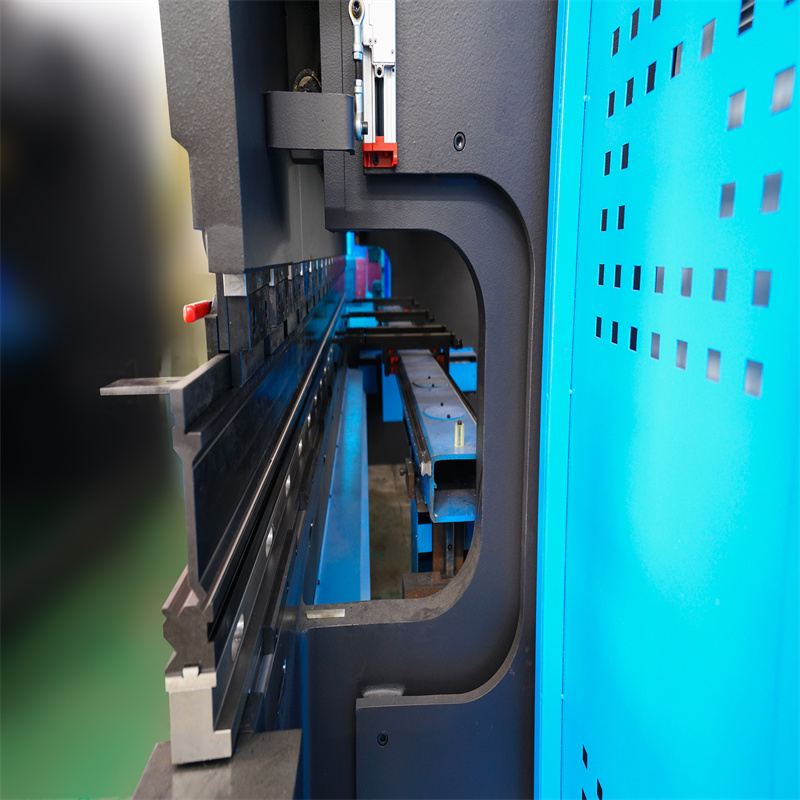 250 tonų saugus CNC hidraulinis presavimo stabdys, skirtas plieno lakštų lenkimui