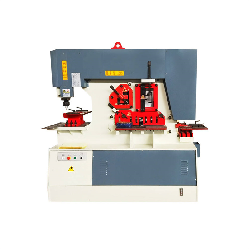 Aukštos kokybės plokščių lenkimo CNC hidraulinė geležies apdirbimo mašina, perforavimo presavimo mašina