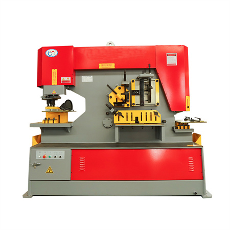 Iron Worker Press hidraulinių presų gamykla Gamintojas Iron Worker Automatinė hidraulinė kirpimo ir presavimo stabdžių mašina