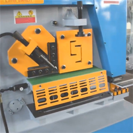 Sandėlyje Q35Y hidraulinis mechaninis geležies apdirbimo štampavimo ir kirpimo plieno su dideliu tikslumu, geležies apdirbimo mašina