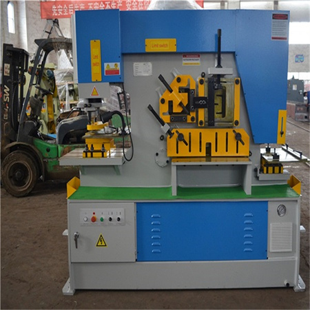 APEC CNC Plačiai naudojama hidraulinė geležies apdirbimo, perforavimo ir kirpimo mašina hidraulinė geležies apdirbimo plieno strypų pjovimo mašina
