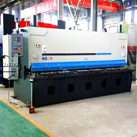 Huaxia mašina QC11K hidraulinė giljotininė kirpimo mašina / QC11K giljotininė hidraulinė cnc metalo kirpimo mašina ir rankinis