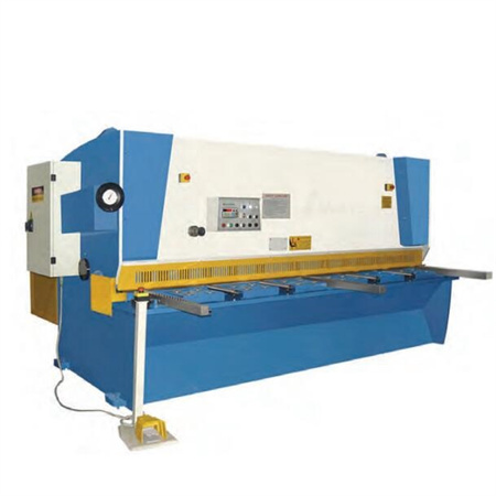Gamyklos gamyba Qc11y/k-16x4000 lakštinio metalo gera hidraulinė CNC giljotinos kirpimo mašinos funkcija