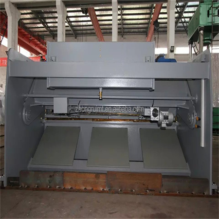 Weili CNC / NC QC12Y-10 * 3200 mm kirpimo pjovimo mašina su DA41 automatinio valdiklio sistema, supjaustyta 6 mm 8 mm 10 mm nerūdijančio plieno