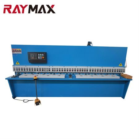 CNC metalo plokščių pjaustytuvas automatinė hidraulinė metalo lakštų kirpimo mašina plieno plokštėms