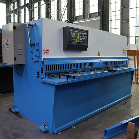 Tiesioginio pardavimo CNC hidraulinio stabdžių tipo kirpimo mašina, skirta metalo pjovimo lakštų metalo varikliu varoma kirpimo mašina